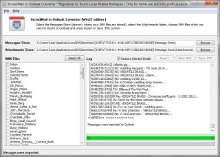 IncrediMail to EML saving