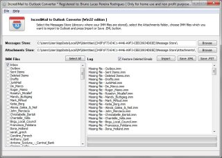 IncrediMail to Outlook import